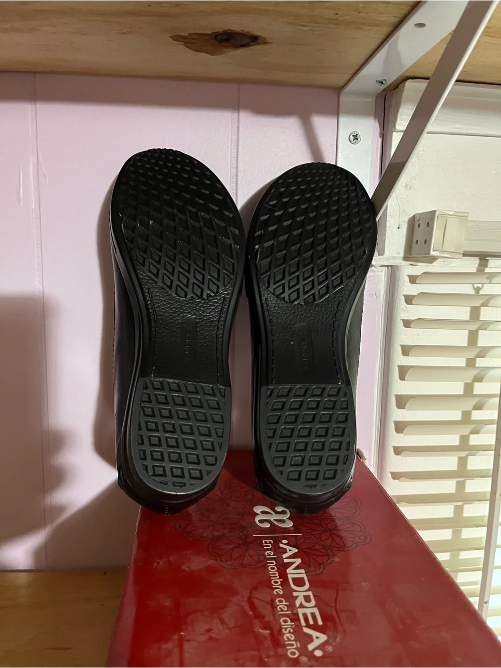 ANDREA FENZI Black Women’s Perforated Slip-On Flats